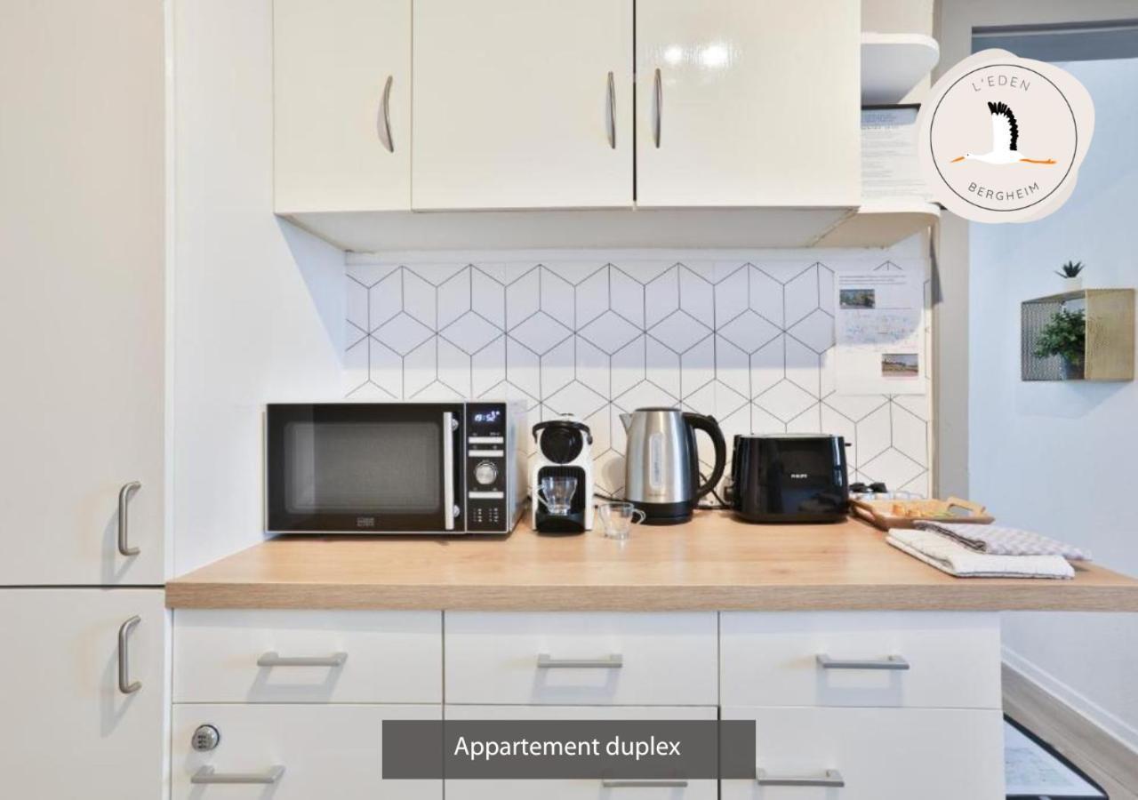 Appartements Duplex 3 Et 4 Personnes - Climatisation - Village Elu Parmi Les "Plus Beaux Villages De France" - Route Des Vins - Centre Alsace Bergheim Zewnętrze zdjęcie