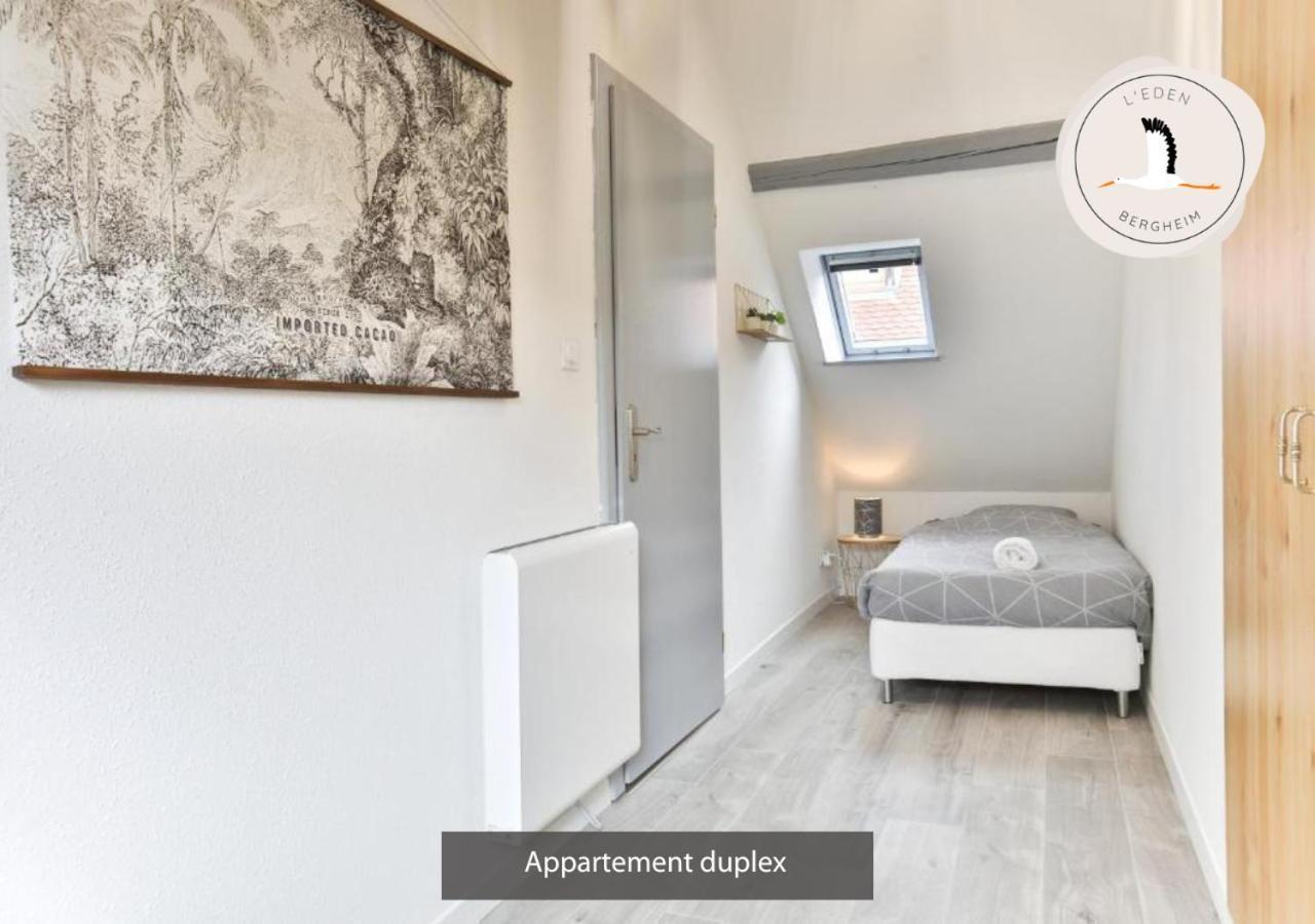 Appartements Duplex 3 Et 4 Personnes - Climatisation - Village Elu Parmi Les "Plus Beaux Villages De France" - Route Des Vins - Centre Alsace Bergheim Zewnętrze zdjęcie