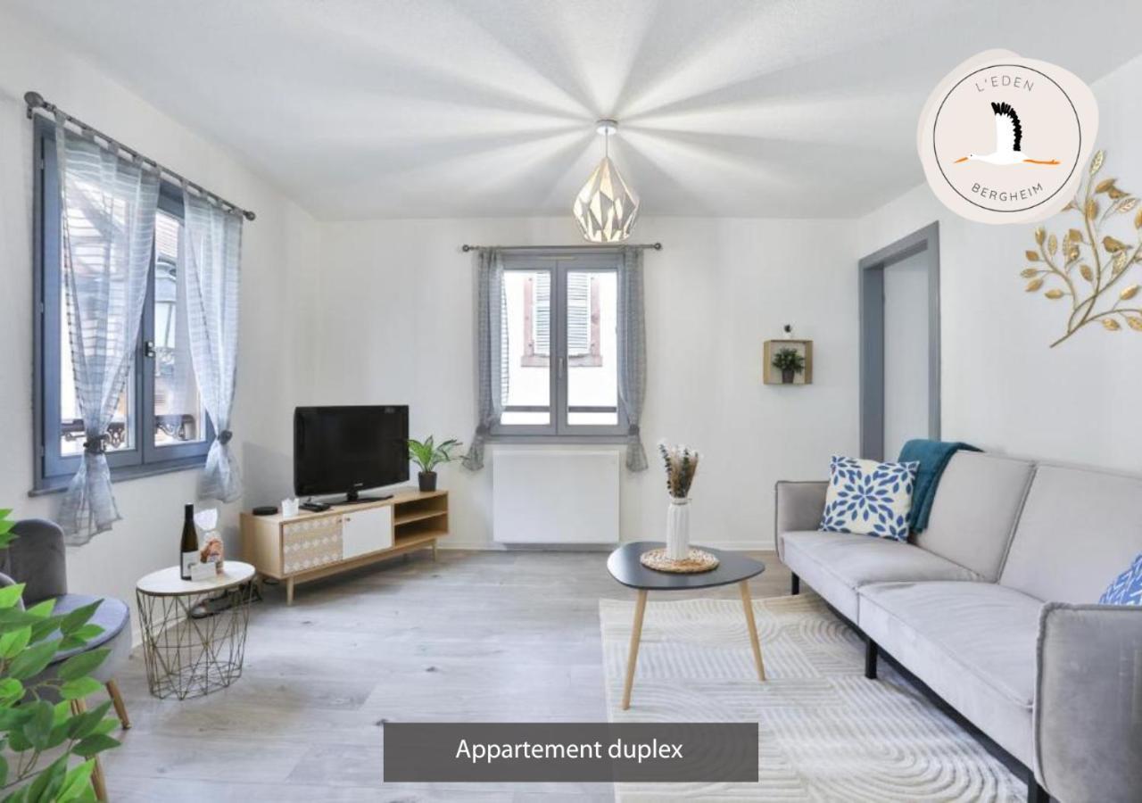 Appartements Duplex 3 Et 4 Personnes - Climatisation - Village Elu Parmi Les "Plus Beaux Villages De France" - Route Des Vins - Centre Alsace Bergheim Zewnętrze zdjęcie