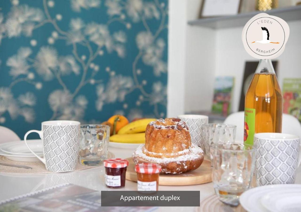 Appartements Duplex 3 Et 4 Personnes - Climatisation - Village Elu Parmi Les "Plus Beaux Villages De France" - Route Des Vins - Centre Alsace Bergheim Zewnętrze zdjęcie