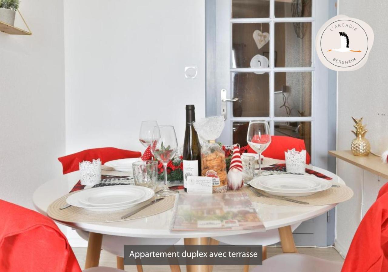 Appartements Duplex 3 Et 4 Personnes - Climatisation - Village Elu Parmi Les "Plus Beaux Villages De France" - Route Des Vins - Centre Alsace Bergheim Zewnętrze zdjęcie