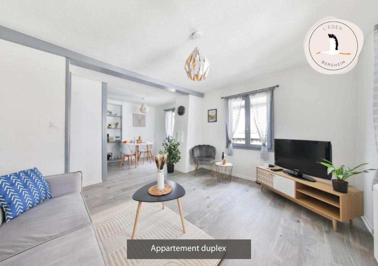 Appartements Duplex 3 Et 4 Personnes - Climatisation - Village Elu Parmi Les "Plus Beaux Villages De France" - Route Des Vins - Centre Alsace Bergheim Zewnętrze zdjęcie