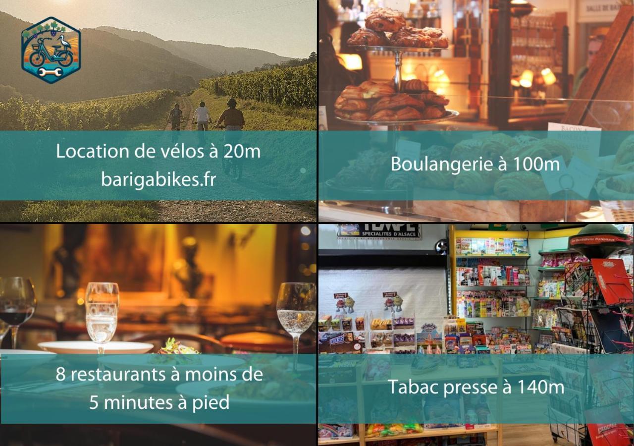Appartements Duplex 3 Et 4 Personnes - Climatisation - Village Elu Parmi Les "Plus Beaux Villages De France" - Route Des Vins - Centre Alsace Bergheim Zewnętrze zdjęcie