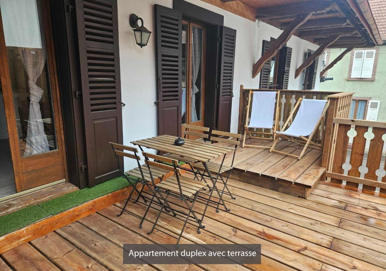 Appartements Duplex 3 Et 4 Personnes - Climatisation - Village Elu Parmi Les "Plus Beaux Villages De France" - Route Des Vins - Centre Alsace Bergheim Zewnętrze zdjęcie